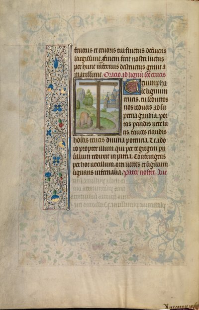 A Cross in a Landscape by Willem Vrelant