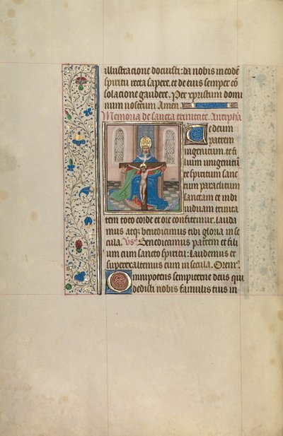 The Throne of Grace Trinity by Willem Vrelant