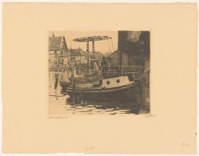 View of the Drawbridge Between the Kalkmarkt and the 