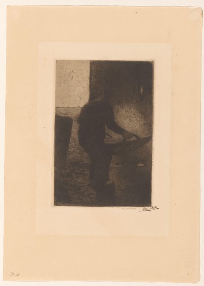 Man Winnowing by Willem Witsen (signed by artist)