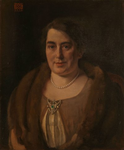 Adèle van Meekren, the Second Wife of Andries van Wezel by Willem Arnoldus Witsen