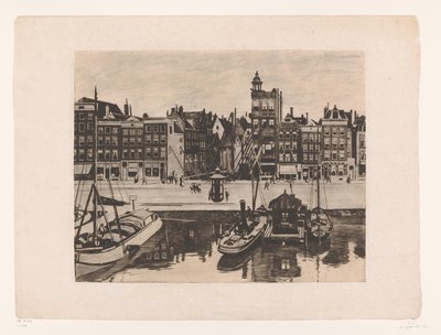 View of the Damrak by Willem Witsen
