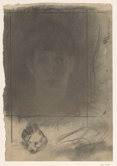 Portrait, Facing Forward by Willem Arnoldus Witsen