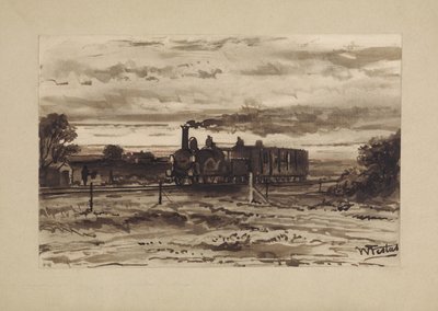 Landscape with Train by Willem de Famars Testas