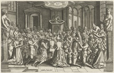 Thanksgiving in a Church After the Relief of Leiden (Orlers