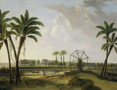 View of the Coffee Plantation Marienbosch in Surinam by Willem de Klerk