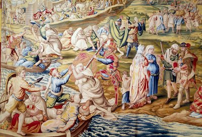 Conquest of Tunis by Emperor Charles V: Violence Inflicted on Women by Spanish Troops in 1535 by Willem de Pannemaker