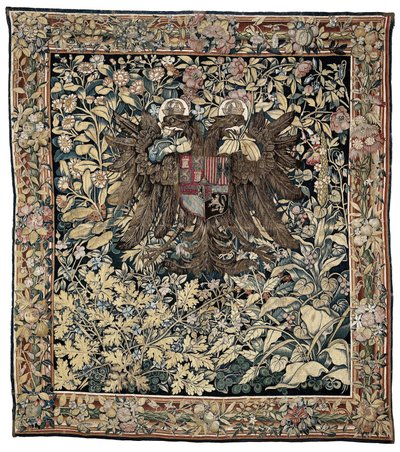 Tapestry with the Arms of Emperor Charles V by Willem de Pannemaker