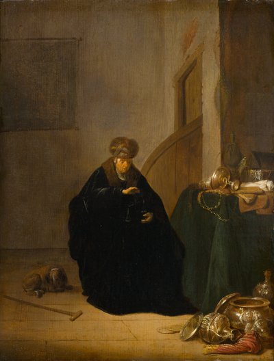The Gold Weigher, c.1635-1640 by Willem de Poorter