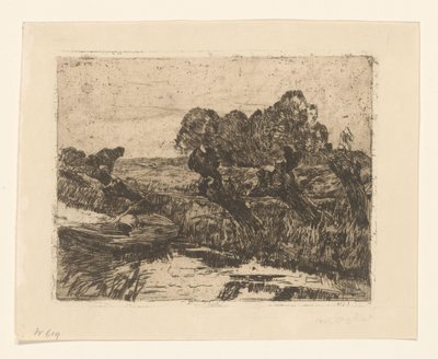 Willows by a Ditch by Willem de Zwart