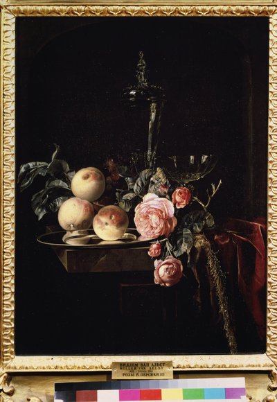 Roses and Peaches by Willem van Aelst