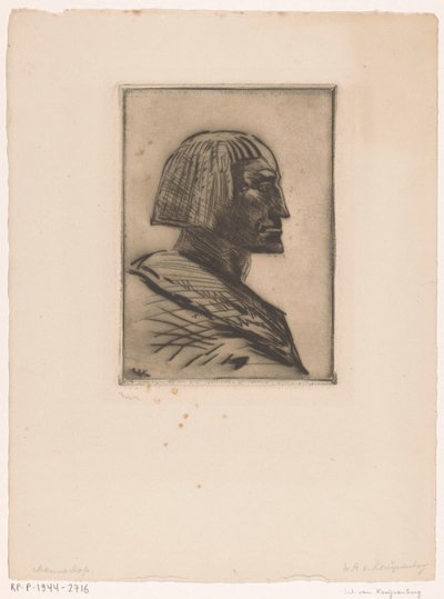 Portrait of an Egyptian Man by Willem van Konijnenburg (signed by artist)