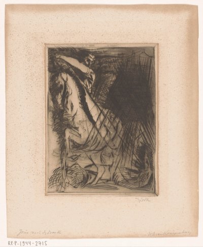 Saint George and the Dragon by Willem van Konijnenburg (signed by artist)
