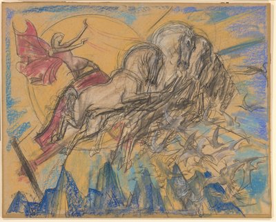 The Sun God Apollo in His Chariot by Willem van Konijnenburg