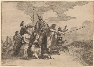 Pharaoh Perishing in the Red Sea by Willem van Lande