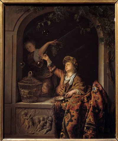 Soap Bubbles by Willem Van Mieris
