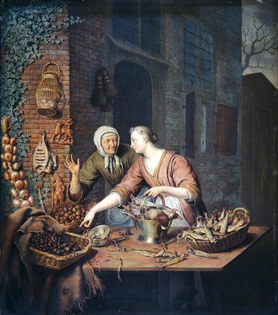 The Market Stall by Willem Van Mieris