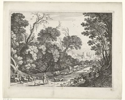 Shepherds with the Flock by Willem van Nieulandt (II)