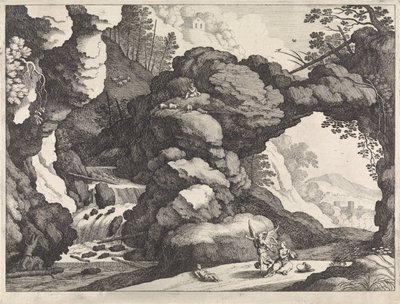 Landscape with Hagar and Ishmael by Willem van Nieulandt (II)