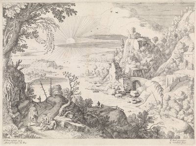 Landscape with the Good Samaritan by Willem van Nieulandt (II)