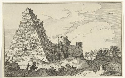 Pyramid of Gaius Cestius by Willem van Nieulandt (II)