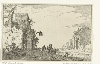 Road between Ruins by Willem van Nieulandt (II)