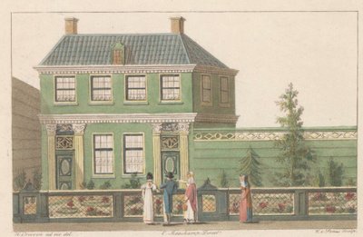 Building at East Side 219 in Zaandam, 1824 by Willem van Senus