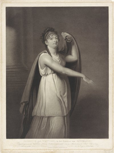 Portrait of Johanna Cornelia Ziesenis-Wattier by Willem van Senus