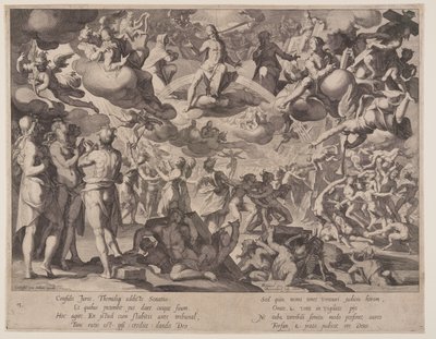 Last Judgement, plate 13 from Thrones of Justice by Willem van Swanenburgh