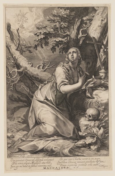 Magdalena, from Sinners of the Old and New Testament by Willem van Swanenburgh