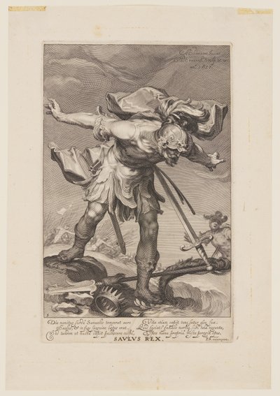 Saulus Rex, from Sinners of the Old and New Testament by Willem van Swanenburgh