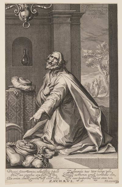 Zachaeus, from Sinners of the Old and New Testament by Willem van Swanenburgh