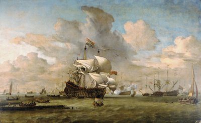 Hollandia, 1692 by Willem van de Velde the Younger