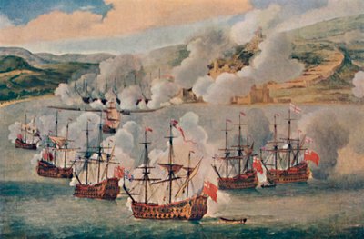Sea-Fight in a Harbour by Willem van de Velde the Younger
