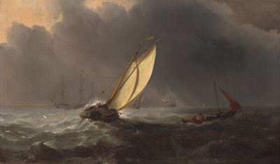 Before the Storm by Willem van de Velde the Younger and Studio