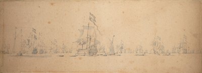 A Council of War in the Dutch Fleet by Willem van de the Elder Velde
