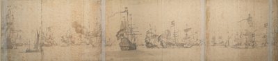 The Dutch Fleet off the Coast of Holland November 1664 by Willem van de the Elder Velde