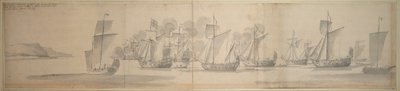 The passage of Mary of Modena from Calais to Dover, 21 November/1 December 1673 by Willem van de the Elder Velde