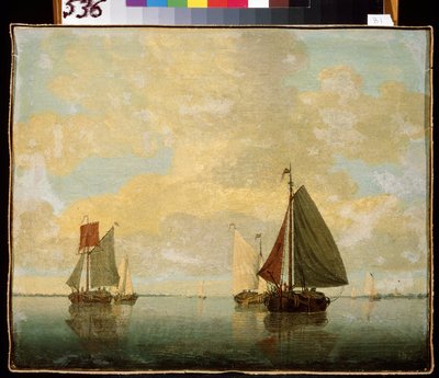 Sailing Boats by Willem van de Velde the Younger