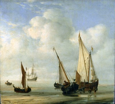 Calm Sea by Willem van de Velde the Younger