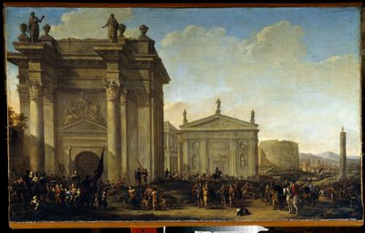 A Triumphal Procession by Willem van de Velde the Younger
