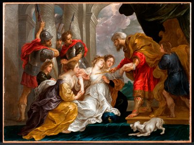 Esther Presents Herself at the Palace by Willem van the Elder Herp