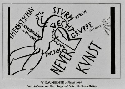 Poster by Willi Baumeister