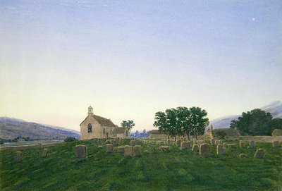 The Dawn, Kirk Newton Church, Northumberland by Joseph Mallord William Turner