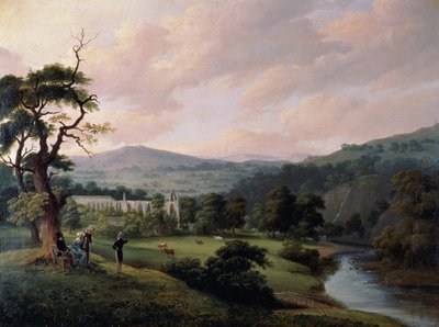 Bolton Abbey from the River Wharfe by Joseph Mallord William Turner