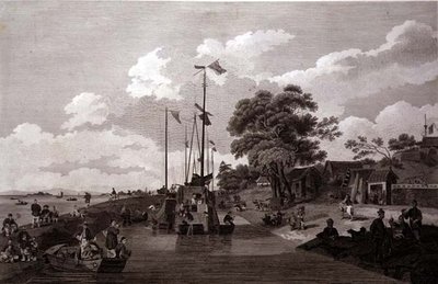 View of the Lake Pao-Yng where it is Separated from the Grand Canal by an Embankment of Earth by William (after) Alexander