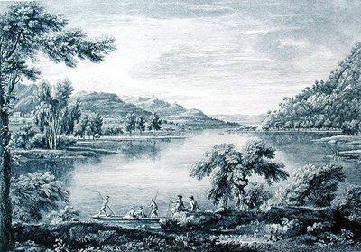 A View of Hawswater, a Lake near Banton in Westmoreland, etched and engraved by Chatelin and Muller by William (after) Bellers