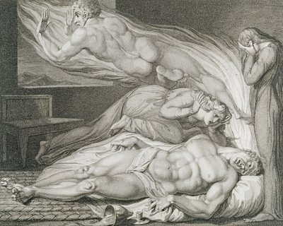 Death of the Strong Wicked Man, pl.6, illustration from 