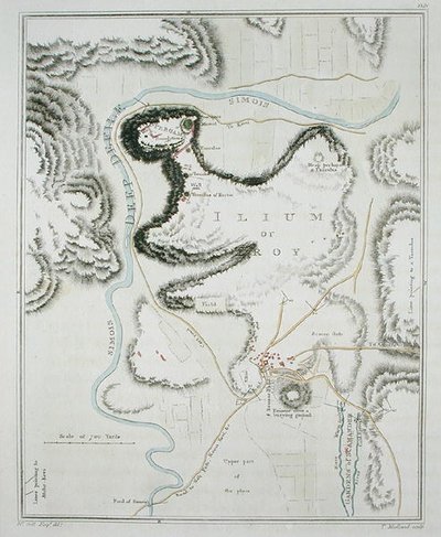 Plan of the city of Troy, from 