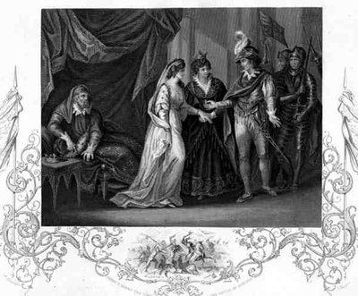 The Conclusion of the Treaty of Troye, in Henry V by William Shakespeare by William (after) Hamilton